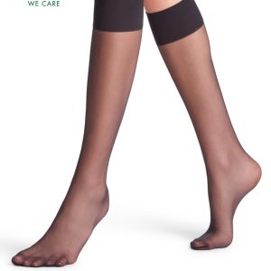 Pure Matt 20 Knee-High Black