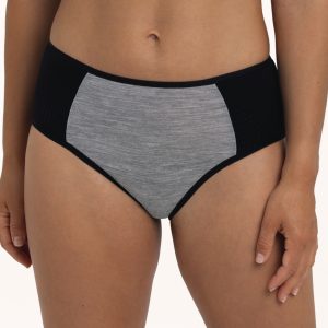 PanAlp Wool Sports Ulltruse High Waist Black/Melange