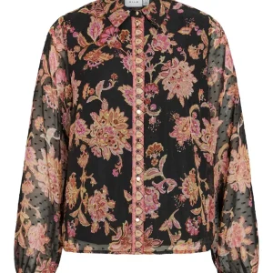 Vila Vipraya O-neck Printed Shirt