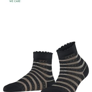 Border Lace Sokker Black