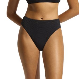 Sea Dive High Rise Bikini Pant Black