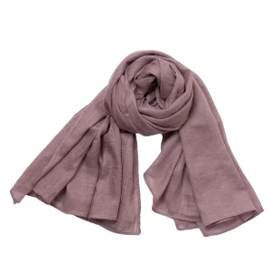 470035 Skjerf ensfarget modal dus rosa