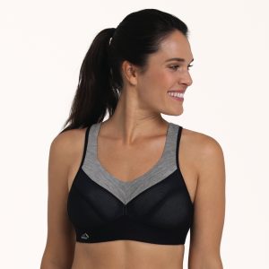 PanAlp Wool Sports BH Black/Melange