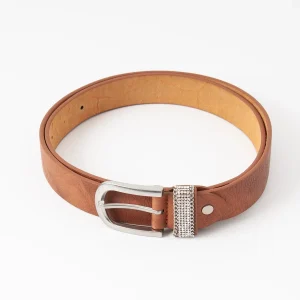 704215 Belte (6 stk) strass loop - cognac
