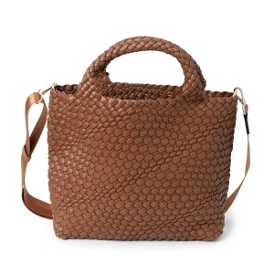 785015 Veske BILLIE Håndveske flettet - cognac