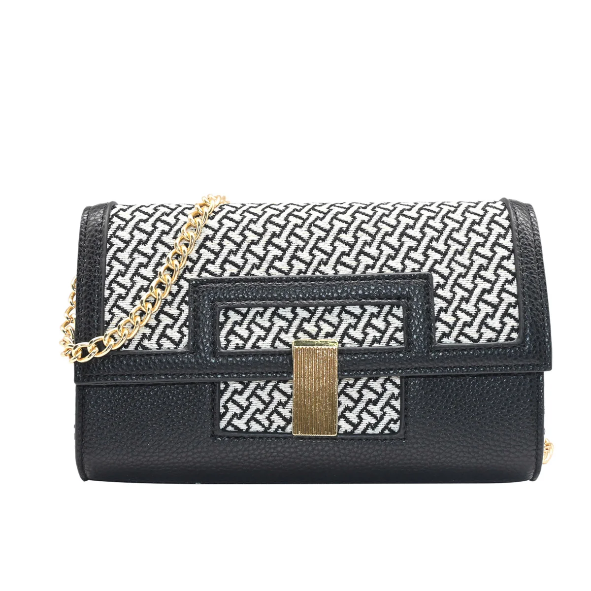 800901 Vesker, CARRIE clutch med lenke - svart - Image 3