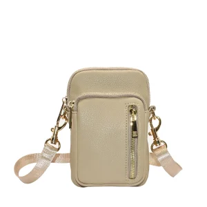 803205 Vesker, IDA mobilbag - beige