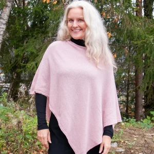 804436 Poncho Eco Kashmir 1380/1381 - lys rosa
