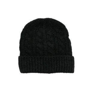 806801 Lue flettestrikk TG9317 - svart