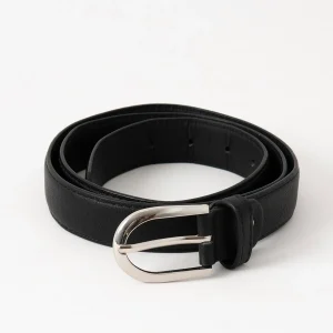 807801 Belte (6 stk) PU belte med enkel spenne  - svart
