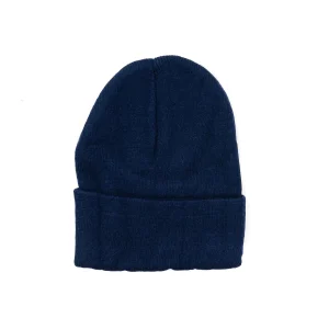 810141 Strikket lue med brett B3002 - marine