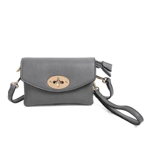815486 Vesker, DANIELLA mini clutch - grå