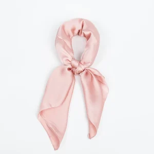 822536 Skjerf, lite skjerf ensfarget - lys rosa