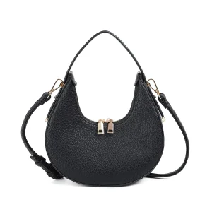 832401 Vesker, EVY Oval Handveske - svart