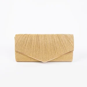 861362 Vesker, PARTY glitter clutch - gull