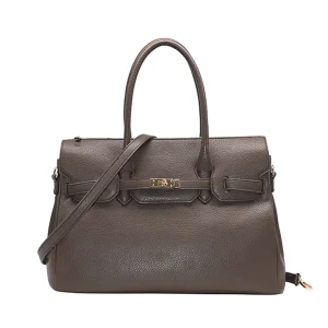 862611 Vesker, HAMPTON Shopper med frontspenne - brun