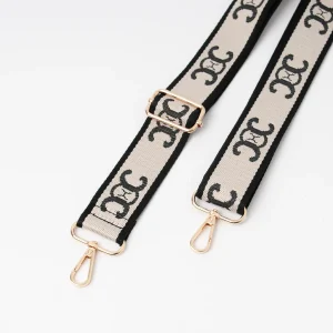 877601 Vesker, Skulderrem CC print 3,8 cm - svart