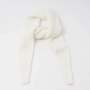882103 Skjerf, Strikket lite SOFIE skjerf. 107 x 13 cm - offwhite