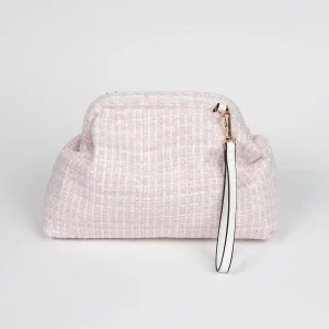 884736 Vesker, JEANETTE Jaquard bag - lys rosa