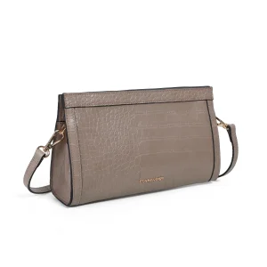 920405 Veske, MIA croco clutch  - beige