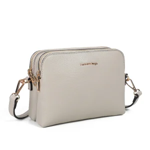 921005 Veske, LILLY zipper clutch  - lys beige