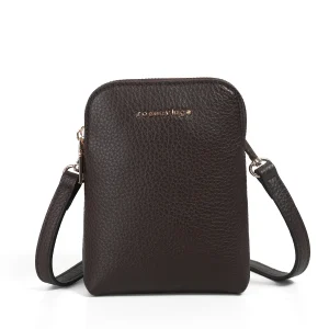 921111 Veske, Zipper mobilbag  - brun