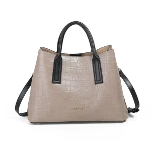 921805 Veske, MARION to-farget croco bag - beige