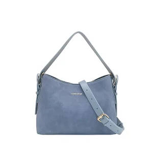 924046 Vesker, MALENA  bag m/sidespenner  - blå