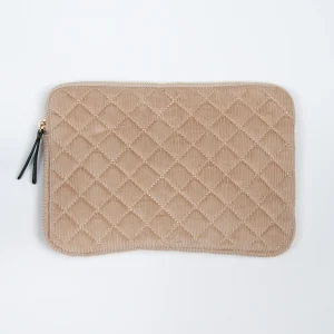 925505 Veske, Nettbrett cover cordfløyel - beige