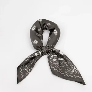 926450  Skjerf, LIte skjerf paisley print to-farget - grønn
