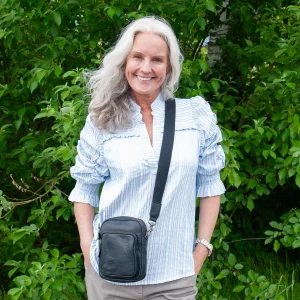 737601 Veske LIV Citybag i skinn - svart