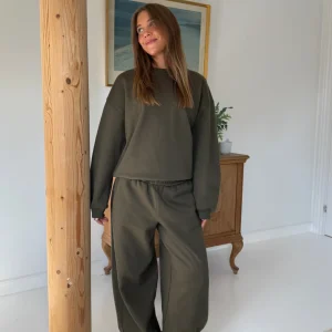 Filine Heavy Sweatpants - Army