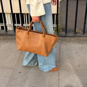 Noa Braided Bag - Caramel Brown