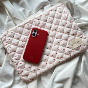 Emma Computer Sleeve - Red Cherry