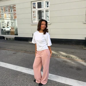 Nora Low Waist Pants - Dusty Pink