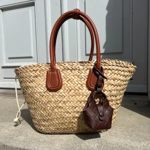Marly Mini Bag Charm - Dark Brown