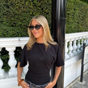 Klara Waisted Top - Black