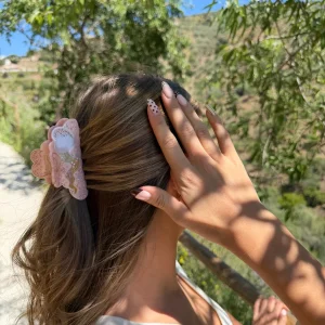 Mille Large Universe Hairclip - Light Pink