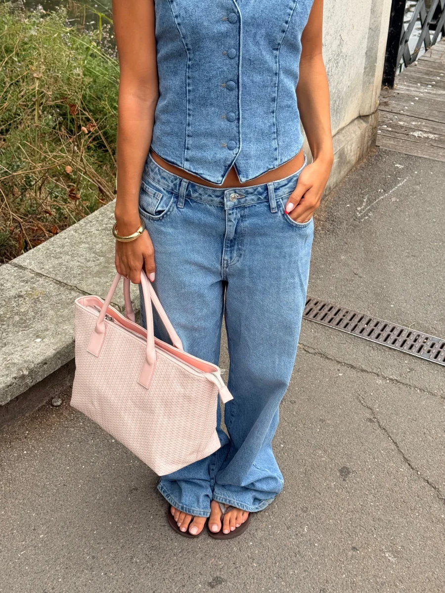 Luna Denim Jeans - Medium Blue - Image 3