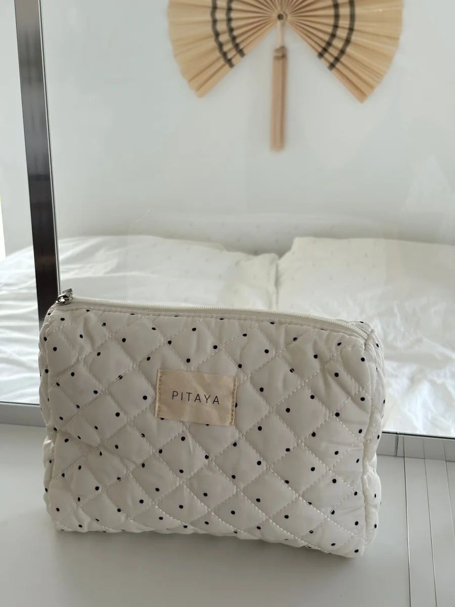 Medium Makeup Bag - Dots