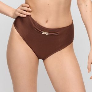 Hello Sunset Full Bikini Brief Sepia