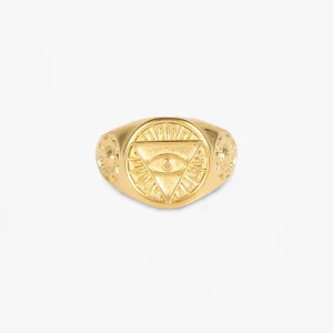 Iris Eye Ring - Gold Plated