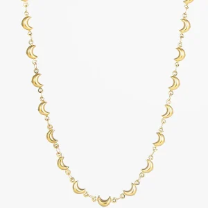 Moon Necklace - Gold Plated