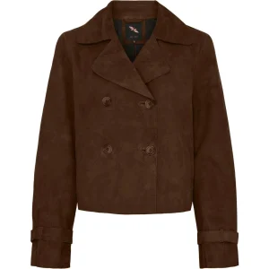 Butterfly Copenhagen Suede short Trenchcoat