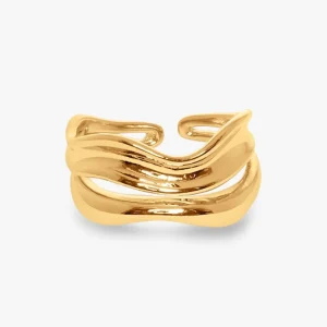 Line Ring - Gold Plated