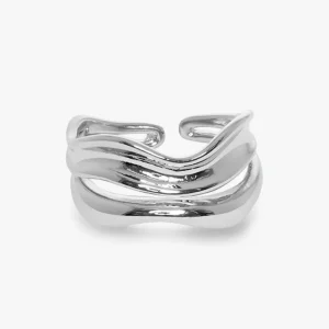 Line Ring - Silver Plated