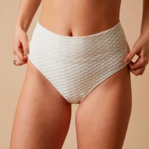 Seaweed Wave Bikini Brief Ivory