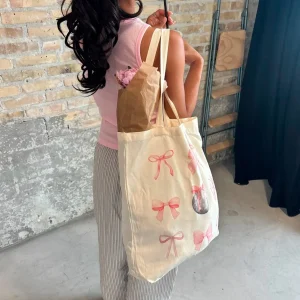 Tote Bag - Pink Bows