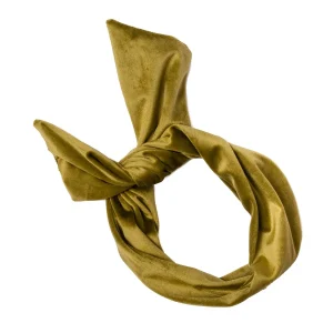 710350 Håraccessories stor fløyel hårwire - olivengrønn