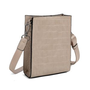779605 Vesker, AURORA Croco MobilBag - beige